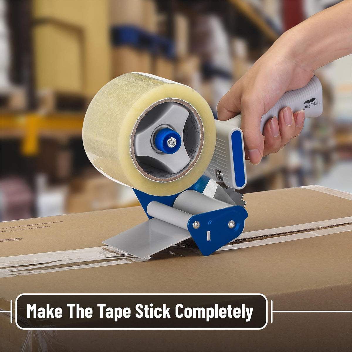 Heavy-Duty Commercial Packing Tape Dispenser Gun (3-Inch)