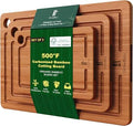 Organic Bamboo Extra-Large Kitchen Cutting Board with Juice Groove
