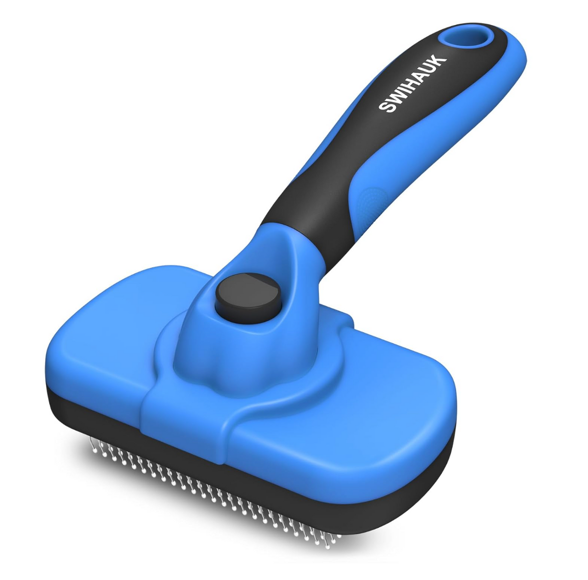 Self-Cleaning Deshedding Slicker Grooming Brush for Dogs & Cats