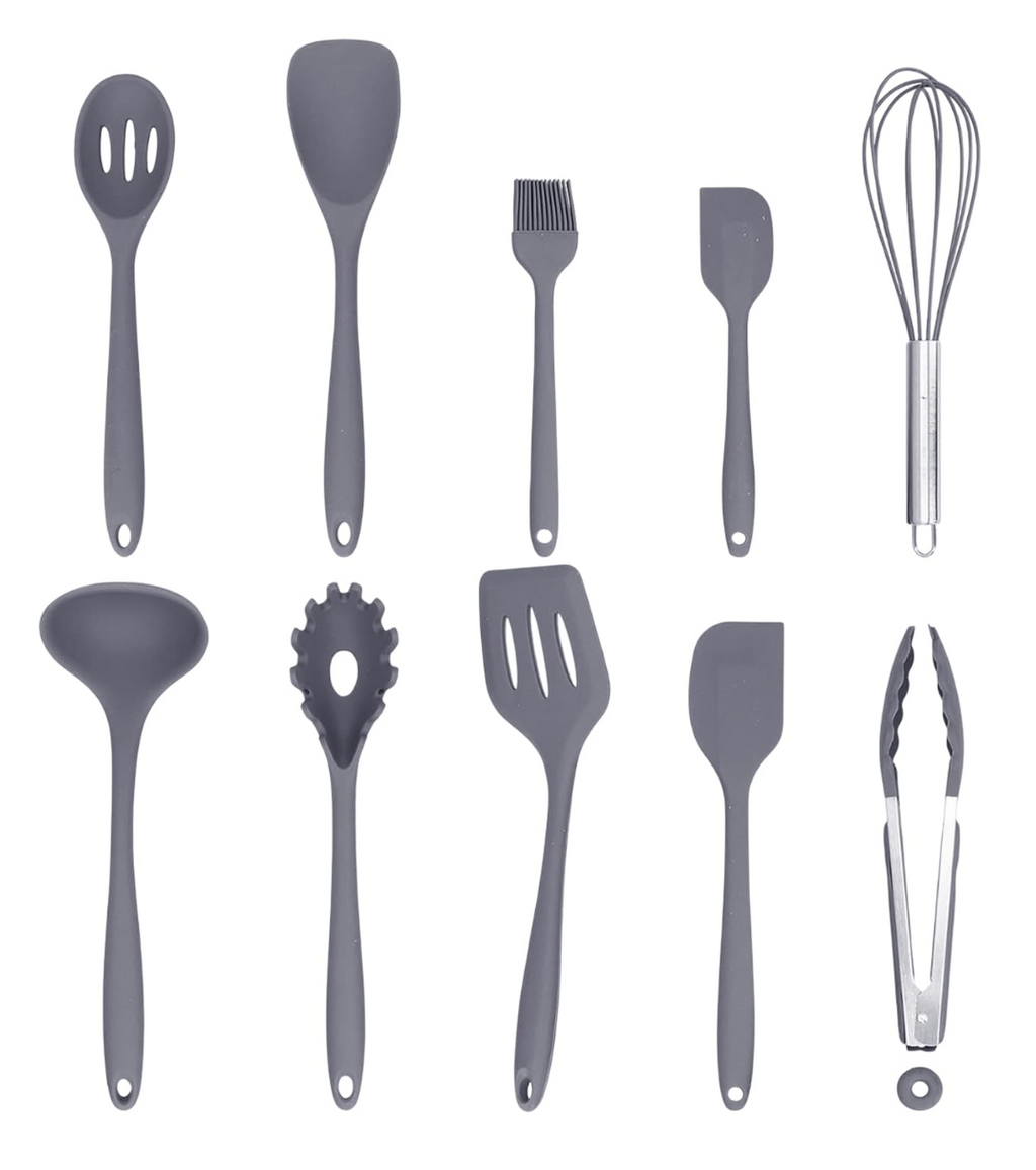 Pro-Series Silicone Cooking Utensil Set (10-Piece)