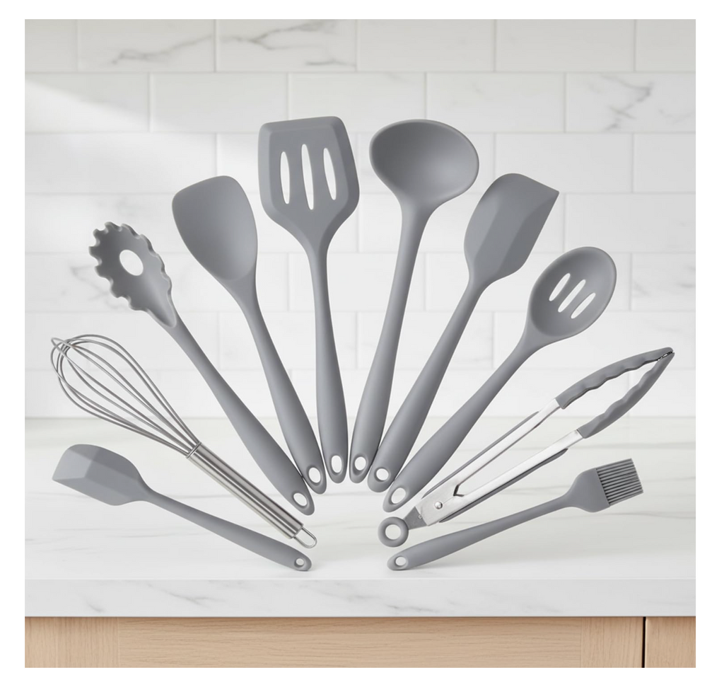 Pro-Series Silicone Cooking Utensil Set (10-Piece)