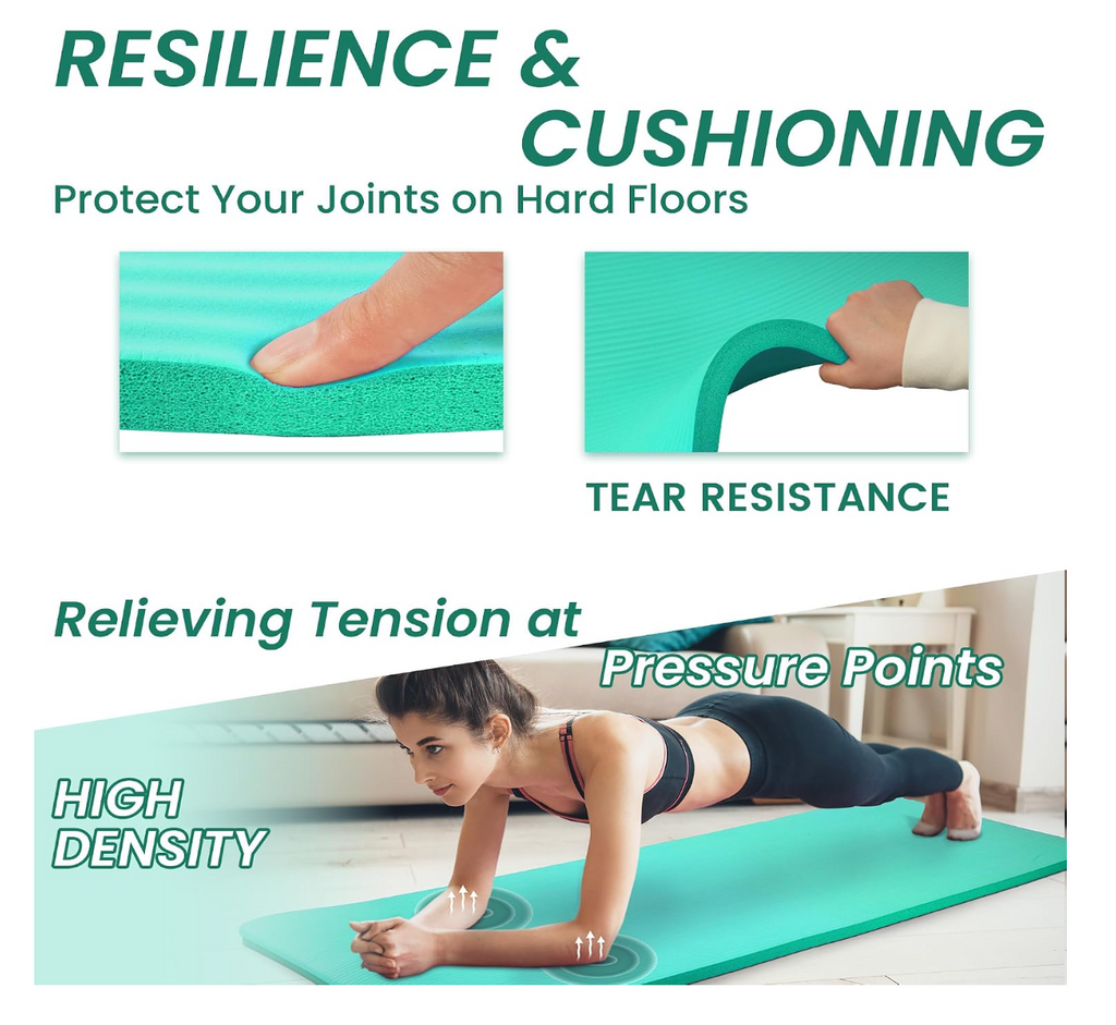 High-Density Non-Slip Exercise & Yoga Mat