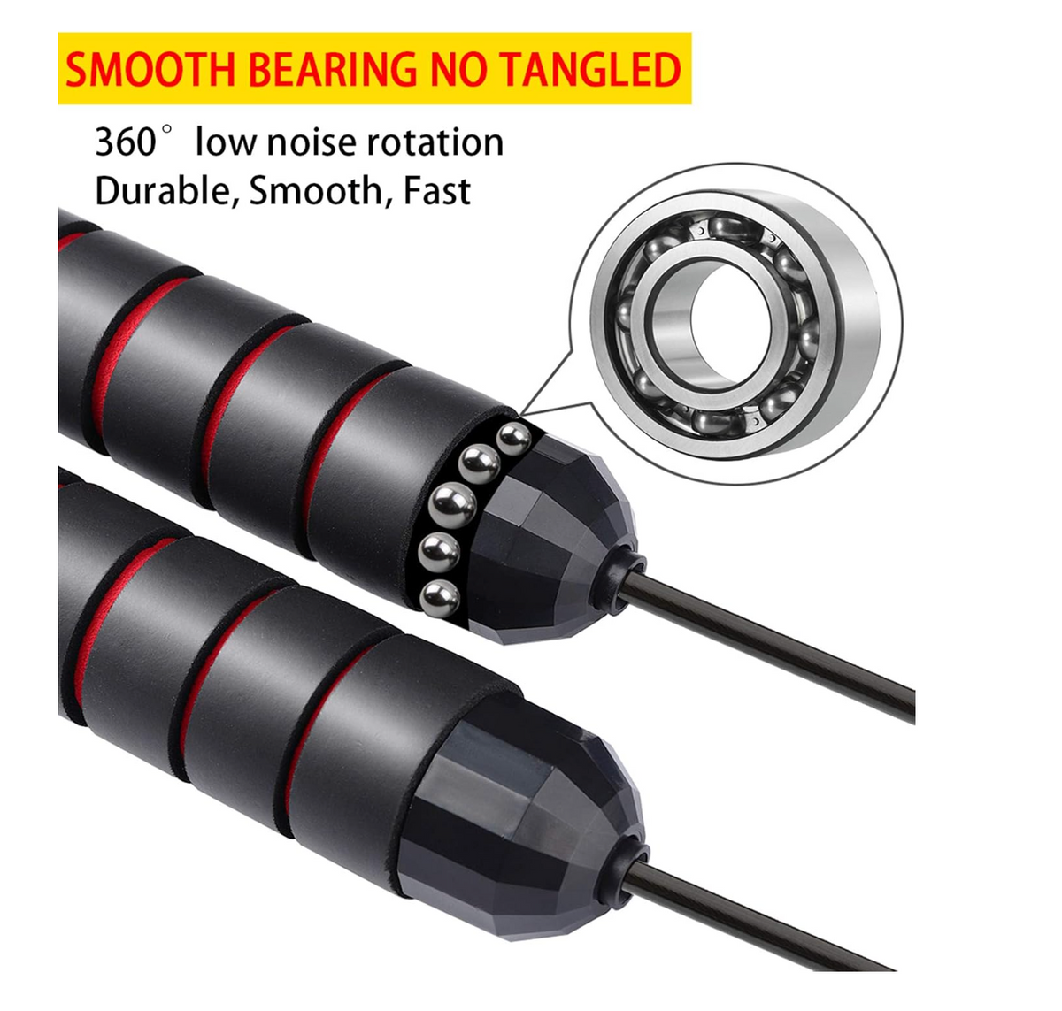 Adjustable High-Speed Bearing Jump Rope