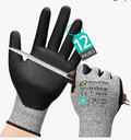 ANSI A3 Cut-Resistant Nitrile Work Gloves (3-Pack)