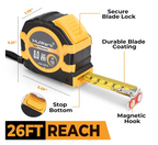 Industrial Heavy-Duty Auto-Locking Tape Measure