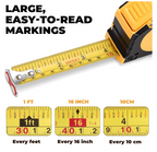 Industrial Heavy-Duty Auto-Locking Tape Measure