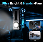 Rechargeable High-Lumen Tactical LED Flashlight