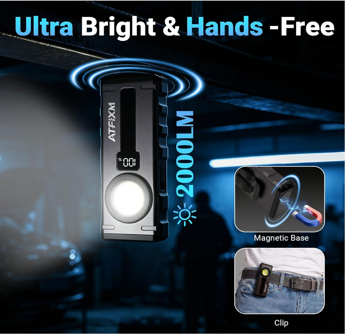 Rechargeable High-Lumen Tactical LED Flashlight