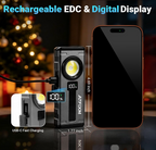 Rechargeable High-Lumen Tactical LED Flashlight