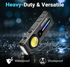 Rechargeable High-Lumen Tactical LED Flashlight