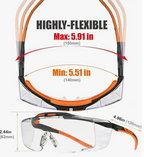 ANSI Z87.1 Anti-Fog Protective Safety Glasses