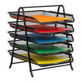 Ergonomic 5-Tier Mesh Desktop Document & File Organizer